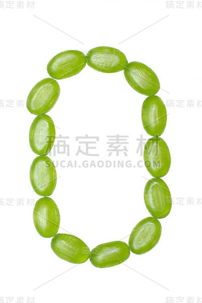 0号由彩色糖果制成