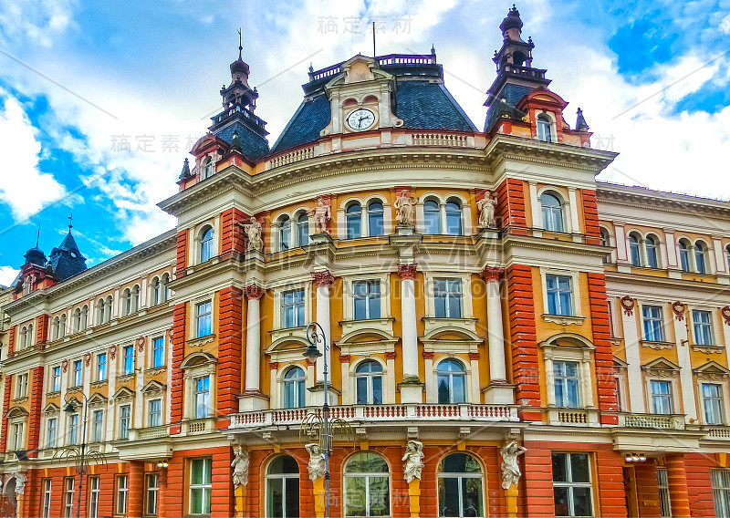 捷克共和国Karlovy Vary的建筑立面