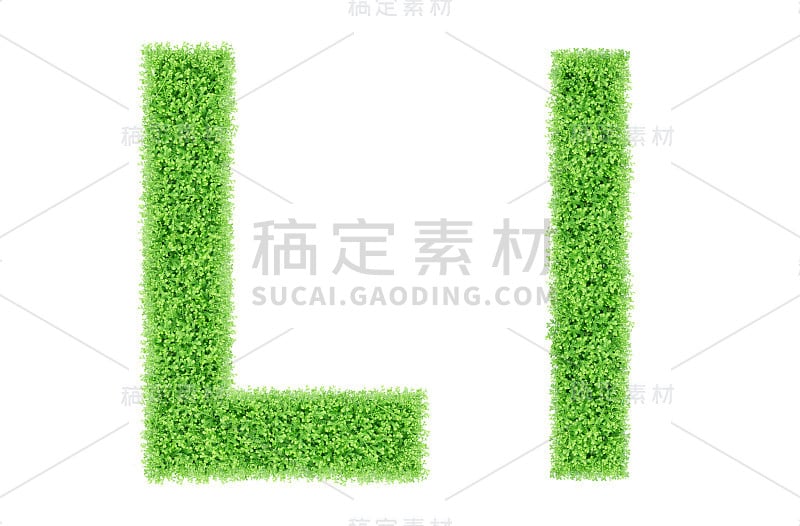 绿苔字母表，L