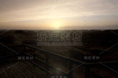 德国阿姆鲁姆的傍晚心情