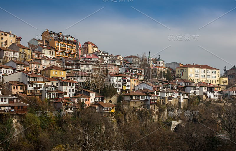 Veliko Tarnovo，保加利亚，一个美丽的夏日