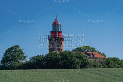 德国波罗的海沿岸巴斯托夫的Buk灯塔