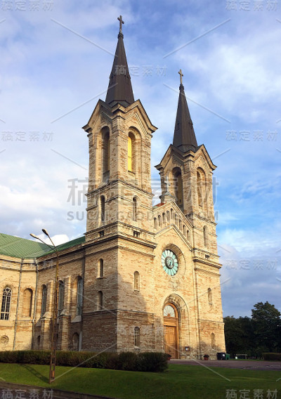 查尔斯·丘奇(Kaarli kirik)，路德教churchЫ，爱沙尼亚塔林。
