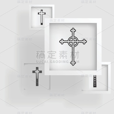 十字形几何图形的插图