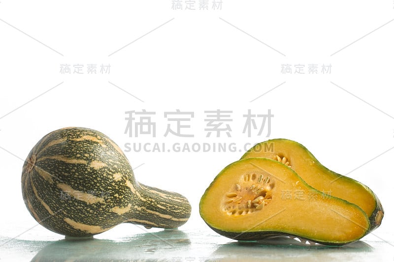 Goianinha南瓜。Cucurbita moschata