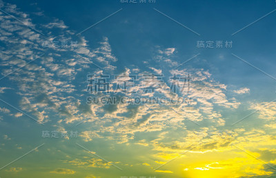 天空和云的自然背景