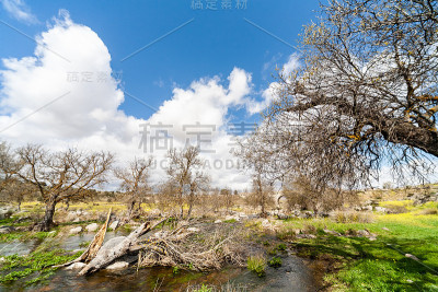 托莱多山的风景。