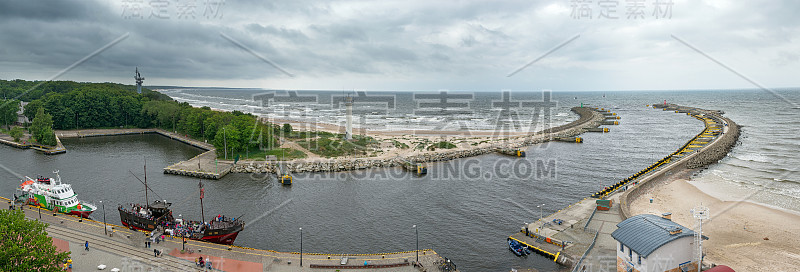 Panorama of Kolobrzeg