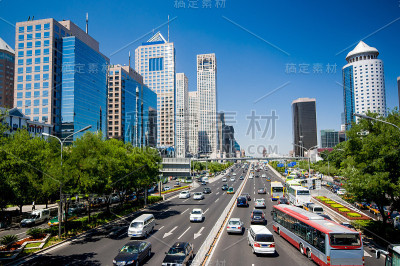 中国北京的中央商务区