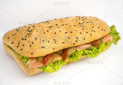 ciabatta与鲑鱼