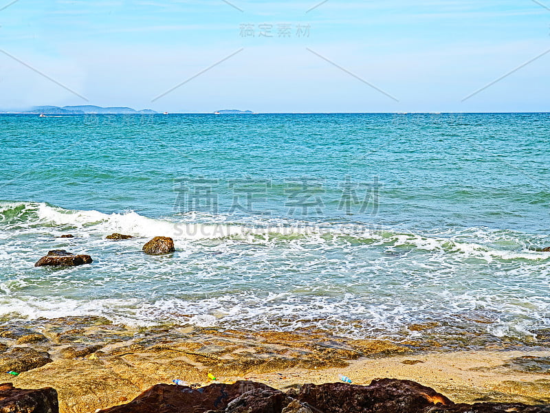 风暴潮、风暴洪水破坏海岸岩石