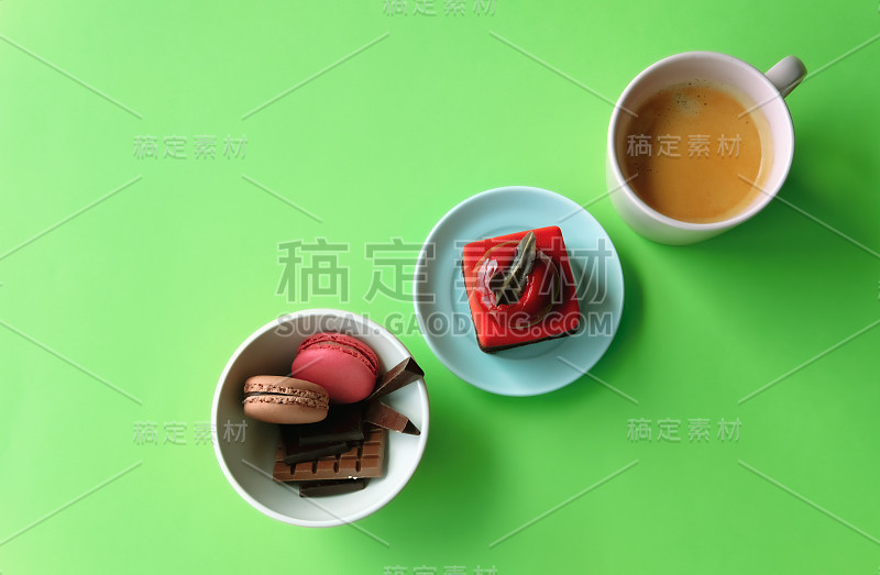甜食的背景。