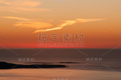 橙色日出文摘
