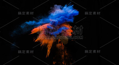 胡里节的颜色飞溅