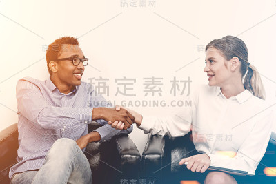 商业伙伴握手