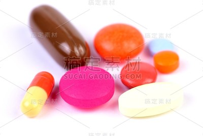 Close-up Colorful Pills