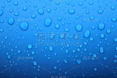 蓝色滴