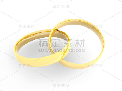 黄金结婚戒指