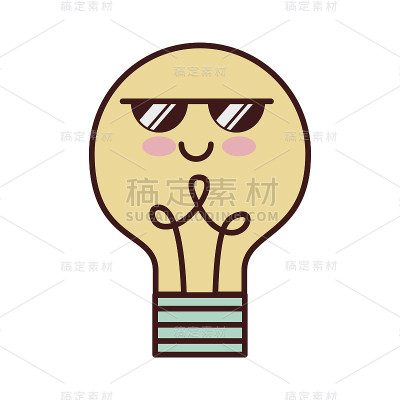 灯泡灯隔离图标