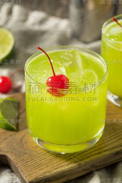 自制青瓜绿桃酸
