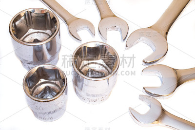 工具孤立在白色上