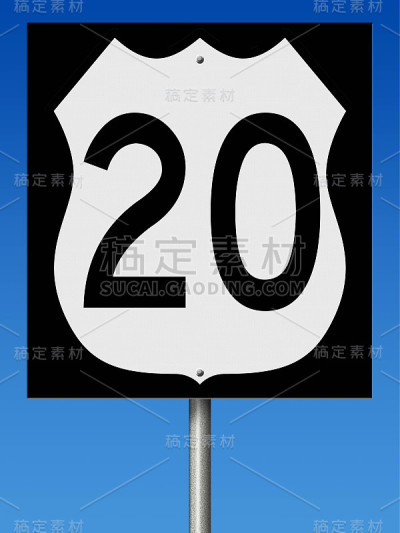 20号公路标志
