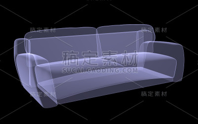 沙发x光片是黑色的