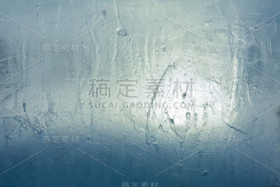 冰的质地。冷冻水。冬天的背景
