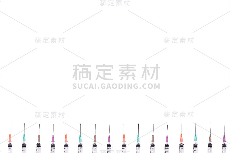 医疗器械注射器针头。医疗器械注射器