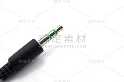宏音频插孔隔离在白色背景