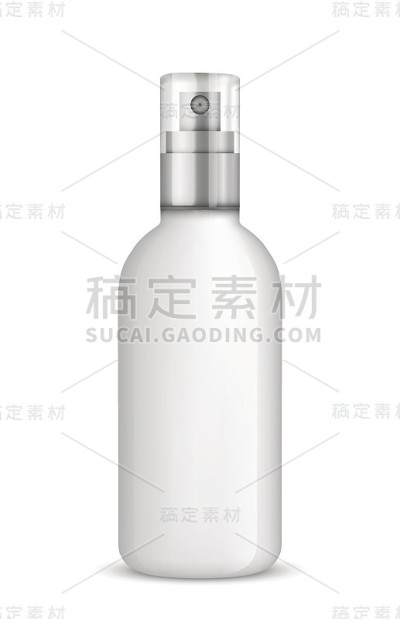 白色的洗发水瓶子