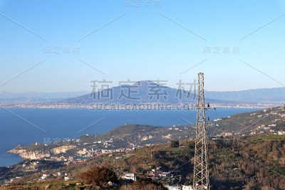 维苏威火山来自科斯坦佐山