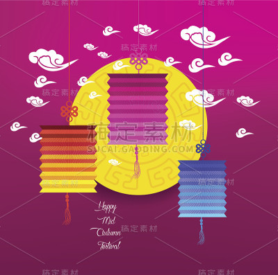 中秋节的背景。中国新年
