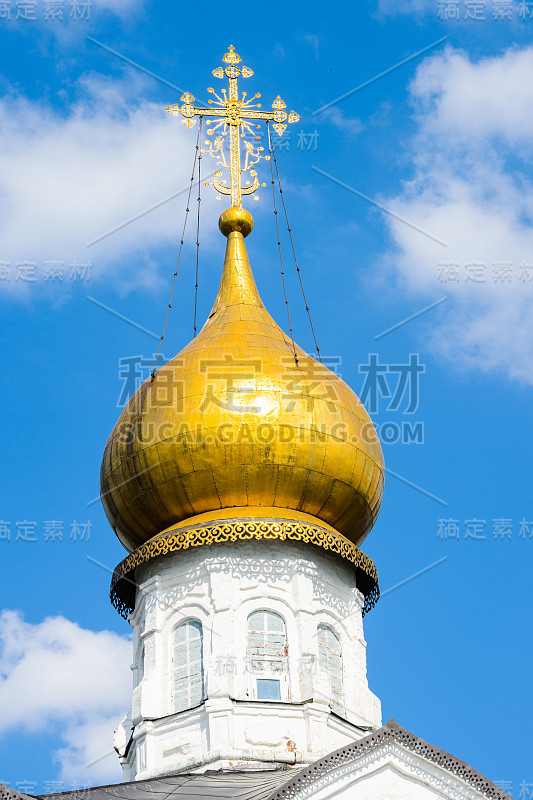 三一Sergius Lavra建筑组合在Sergiev Posad，莫斯科地区，俄罗斯。联合国教科文