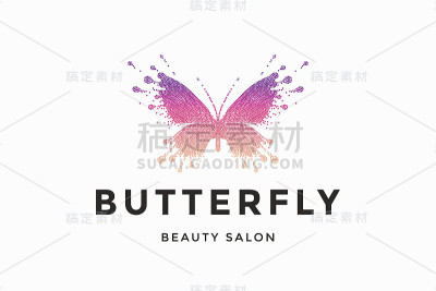 蝴蝶美容院的商标
