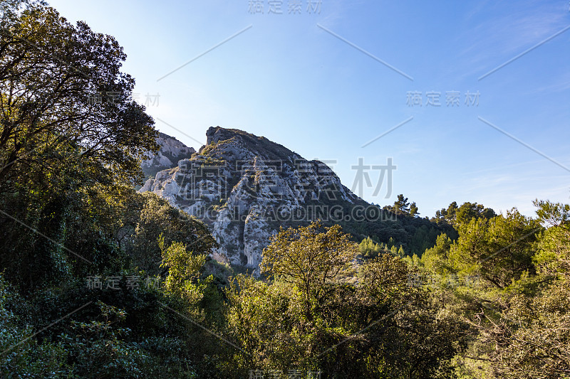 阿尔卑斯地区自然公园(法国)的科梅高原景观