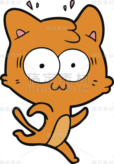 卡通惊奇猫跑