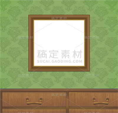 墙上的框架