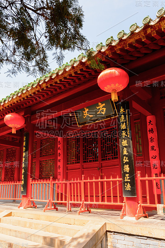 在正宗少林寺(少林寺)的宝塔，一个禅宗佛教寺庙。联合国教科文组织世界遗产