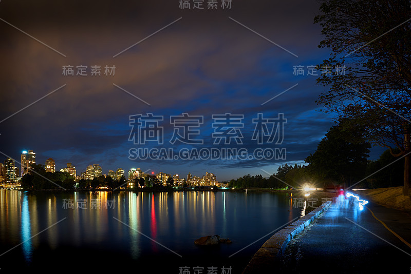 斯坦利公园海堤之夜