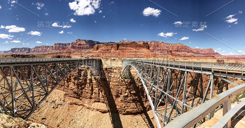 Navajo Bridge at Marble Canyon in Arizona, USA