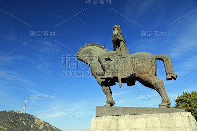 Vakhtang Gorgasal国王雕像