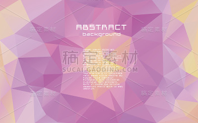 抽象纹理多边形矢量杂色三角形背景。