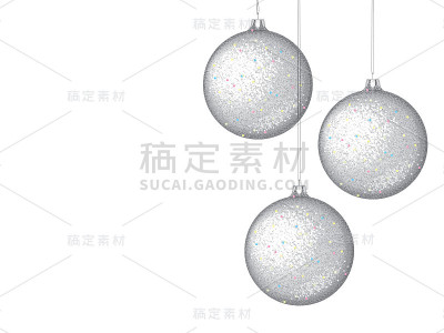 新年的玻璃球