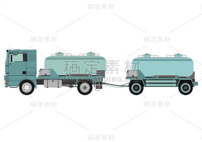水箱的卡车