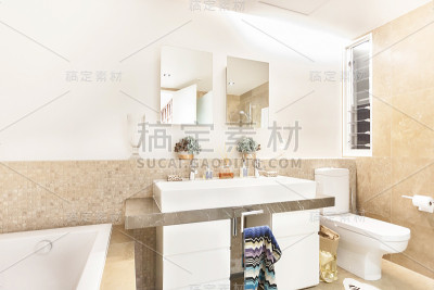 现代住宅中的行政卫生间