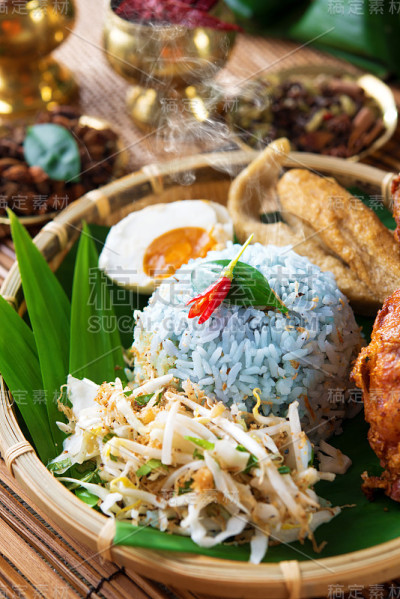 马来米菜肴喀拉布炒饭