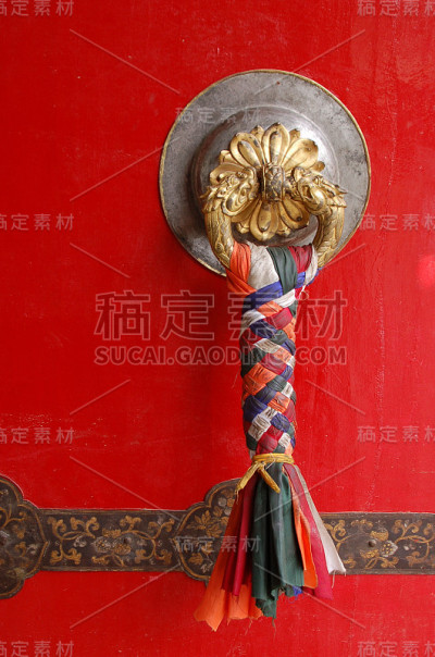 西藏的门把手