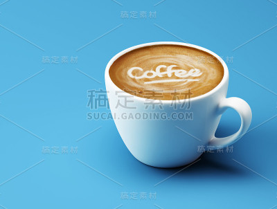 咖啡杯概念信息
