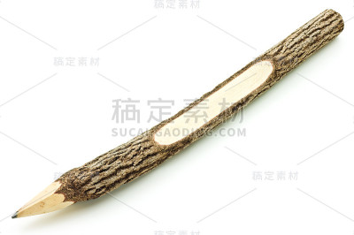 白色背景上的铅笔